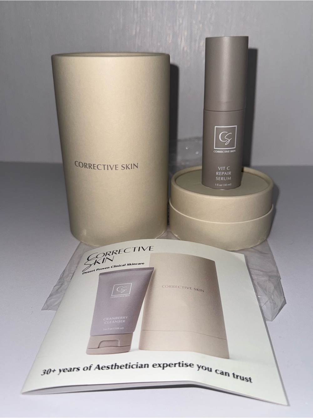 CS Corrective Skin Vitamin C Repair Serum Brightens,Firms & Fades Dark Spots,1fl